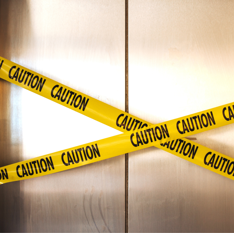 premises liability caution tape